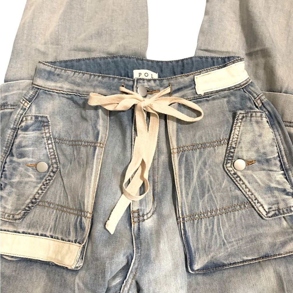 POL Light Blue Cargo Pants - Picture 3 of 7